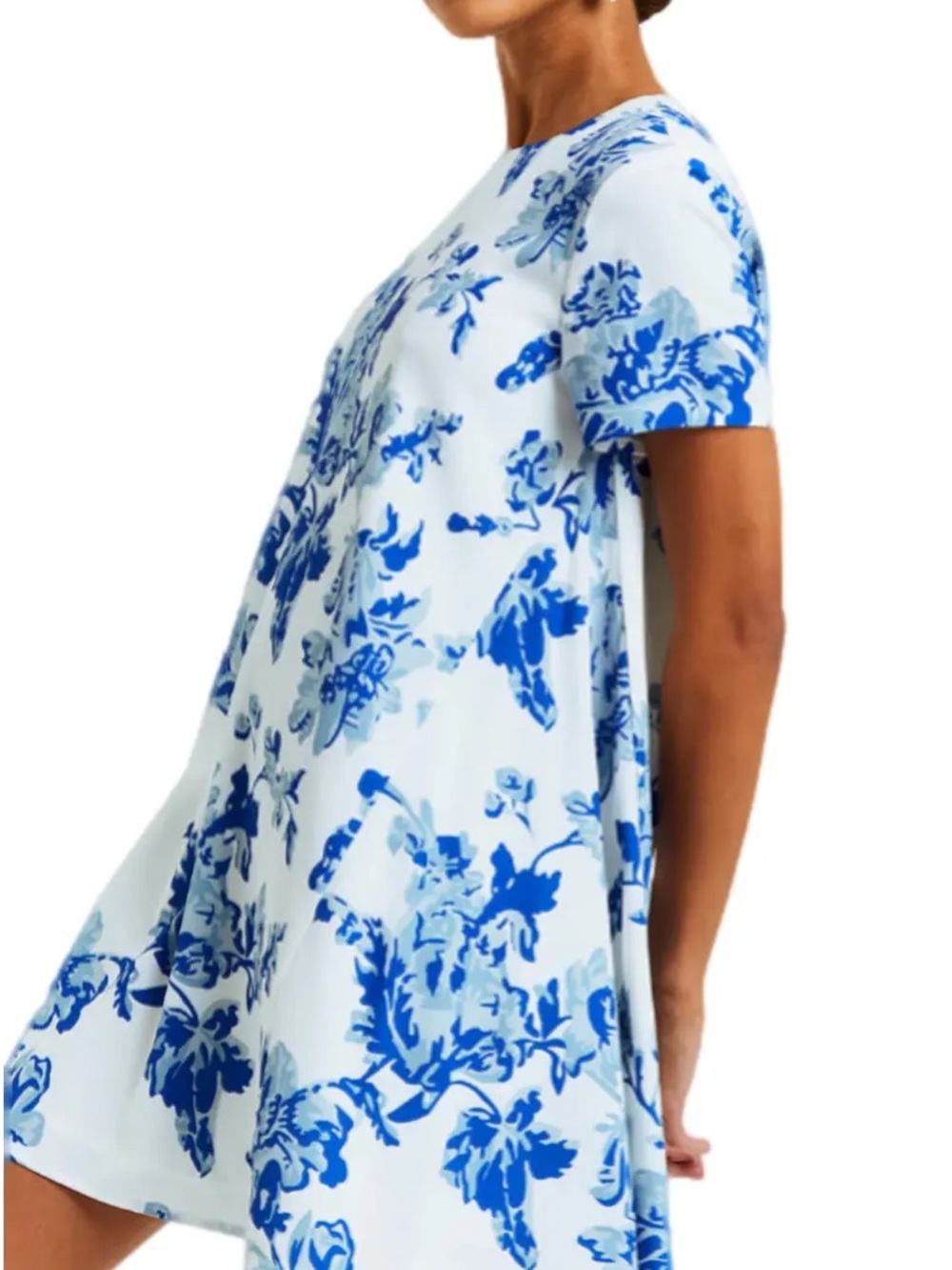 Mestiza NY Cecily Blue Floral Mini Dress - Shift Style - Picture 3 of 12